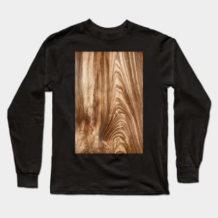 Wooden Texture Long Sleeve T-Shirt